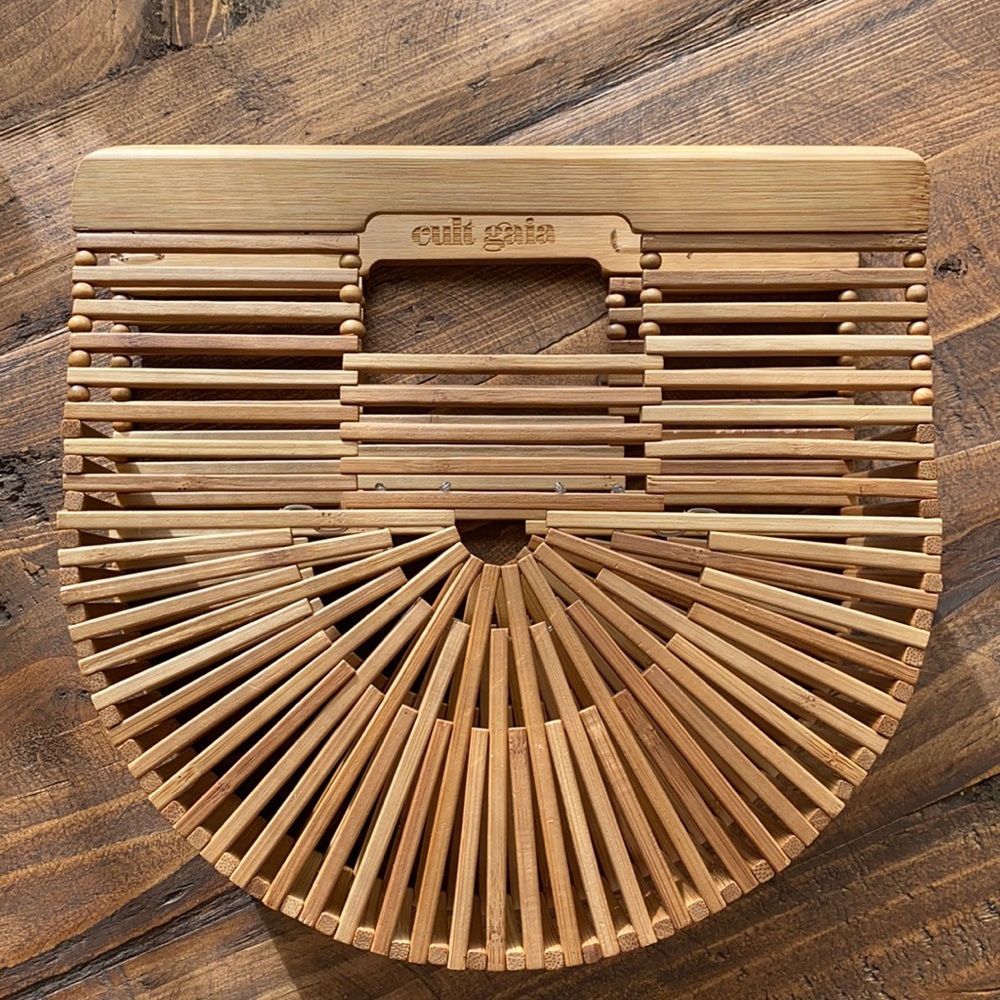 Cult Gaia Gaias Bamboo Ark Small Top Handle Bag